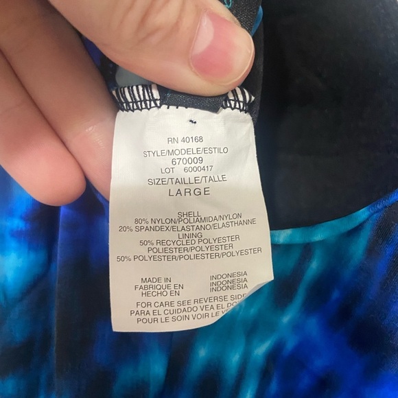 Aqua Green full coverage one piece swimsuit - Picture 5 of 7